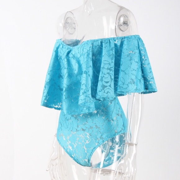 💥HP💥 Sexy Off Shoulder Lace Jumpsuit or Bodysuit - Picture 2 of 5